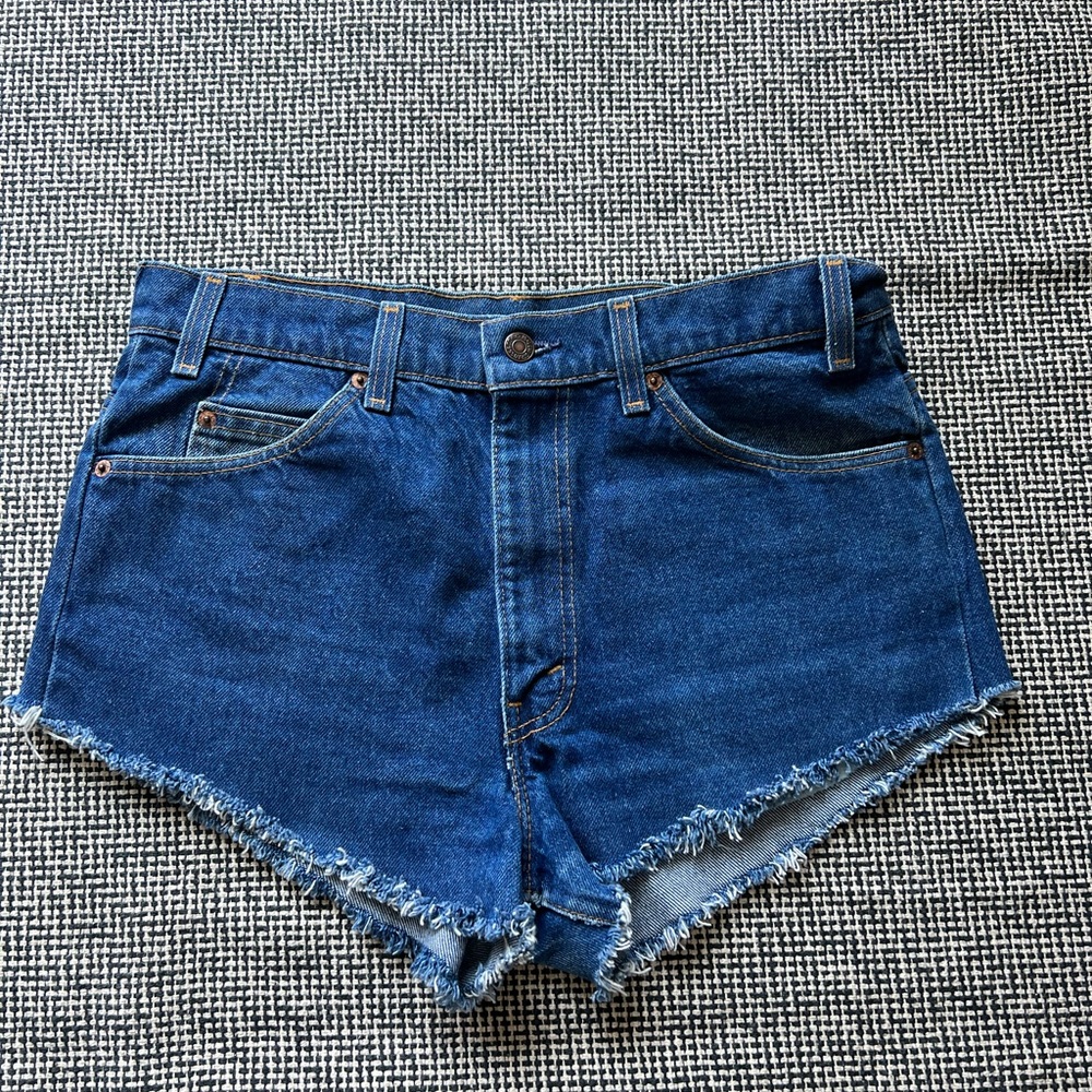 Rare Vintage 1970’s Levi's 646 High-Waisted Cut-Off shorts